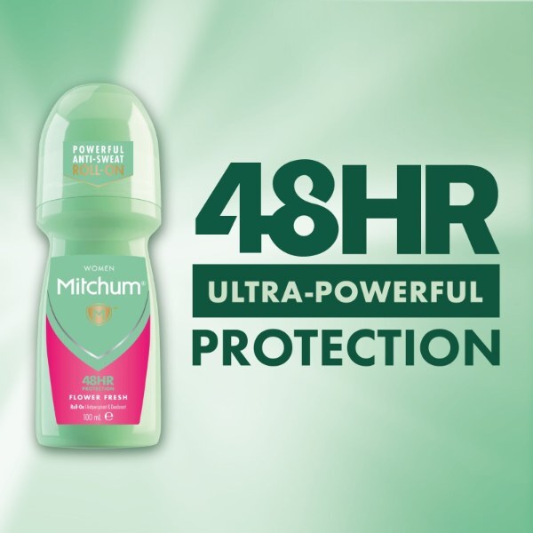 Mitchum Flower Fresh Anti-Perspirant Roll On 100Ml