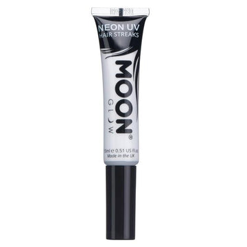 Moon Glow - Neon Uv Hair Streaks - White