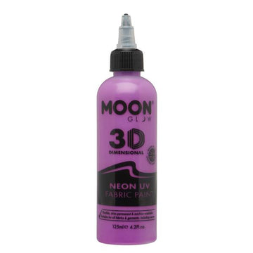 Moon Glow - Neon Uv Fabric Paint - 125Ml - Intense Purple