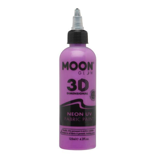 Moon Glow - Neon Uv Fabric Paint - 125Ml - Intense Purple