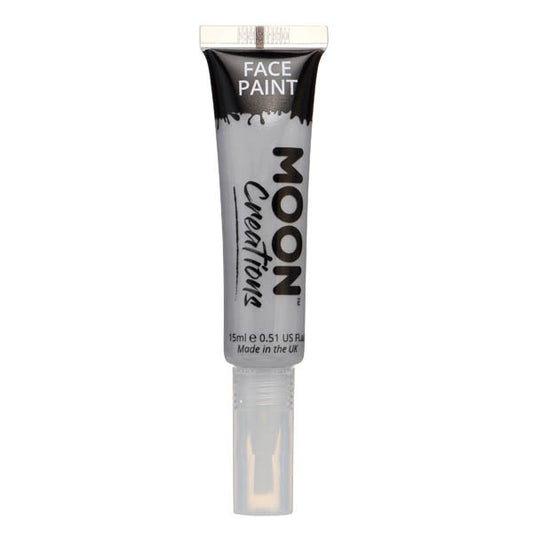 Moon Creations - Face Paint With Brush Applicator - Grey