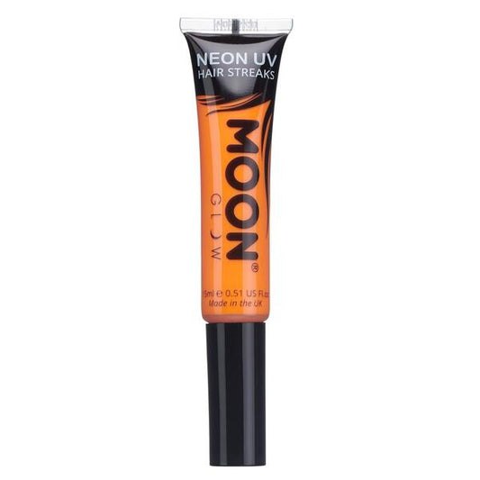 Moon Glow - Neon Uv Hair Streaks - Intense Orange