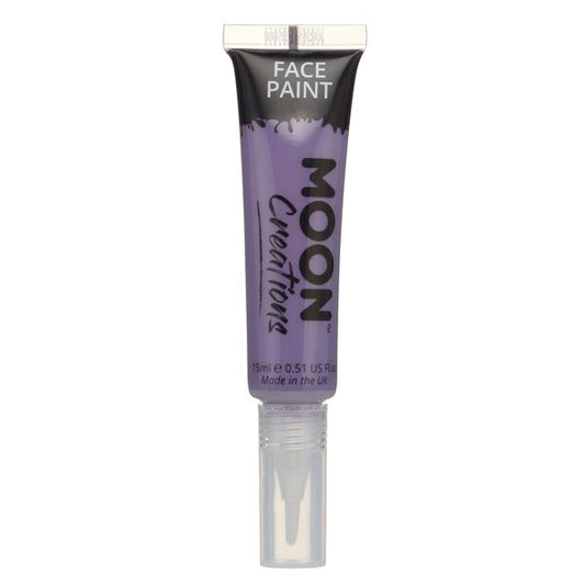 Moon Creations - Face Paint With Brush Applicator - Purple