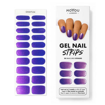 Moyou-London Gel Nail Strip - Wisteria Shine