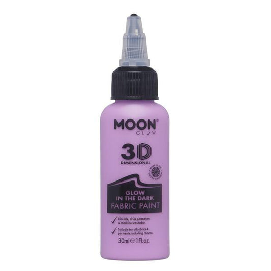 Moon Glow - Glow In The Dark Fabric Paint - Purple