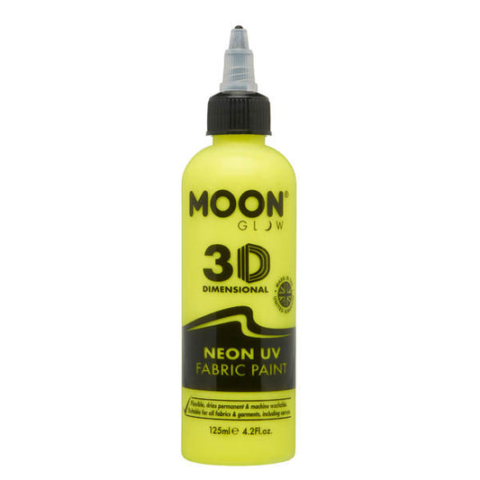 Moon Glow - Neon Uv Fabric Paint - 125Ml - Intense Yellow