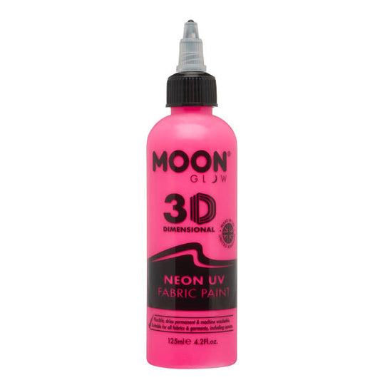 Moon Glow - Neon Uv Fabric Paint - 125Ml - Intense Pink