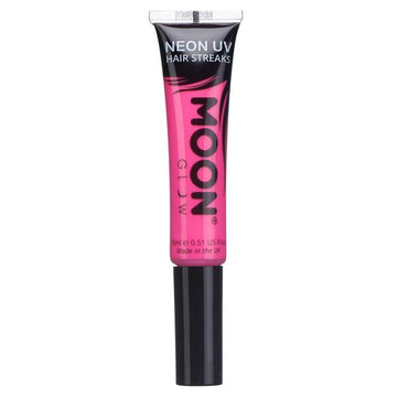 Moon Glow - Neon Uv Hair Streaks - Intense Pink