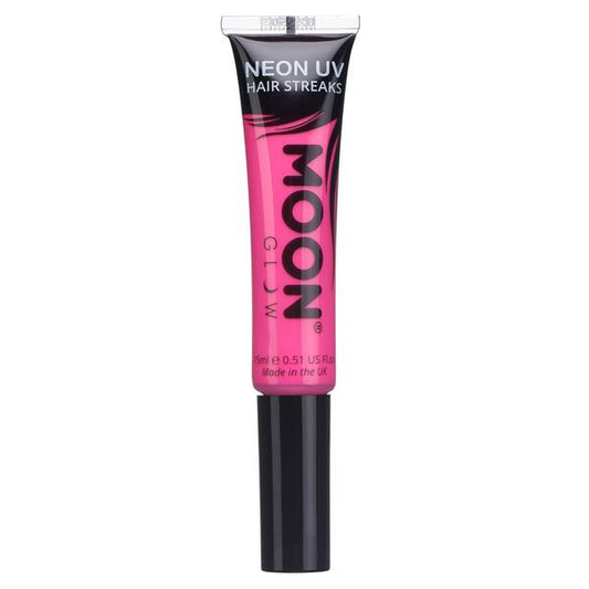 Moon Glow - Neon Uv Hair Streaks - Intense Pink