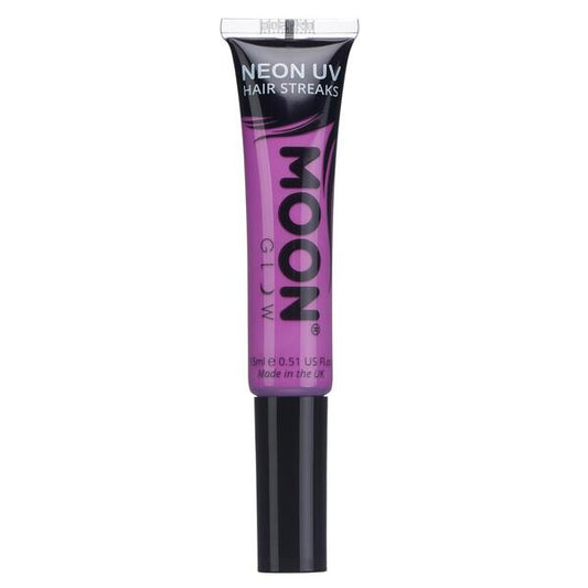Moon Glow - Neon Uv Hair Streaks - Intense Purple