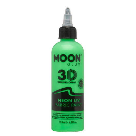 Moon Glow - Neon Uv Fabric Paint - 125Ml - Intense Green
