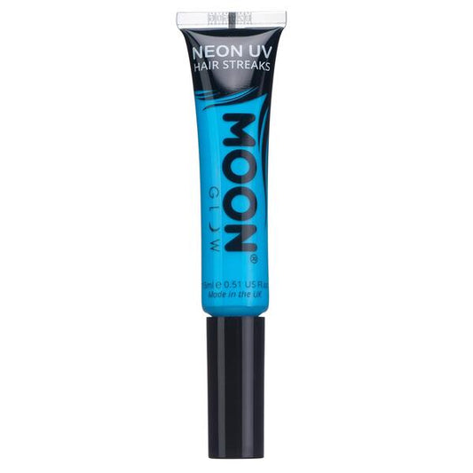 Moon Glow - Neon Uv Hair Streaks - Intense Blue
