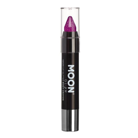 Moon Glow - Neon Uv Glitter Body Crayons - Purple