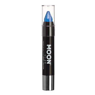 Moon Glow - Neon Uv Glitter Body Crayons - Blue
