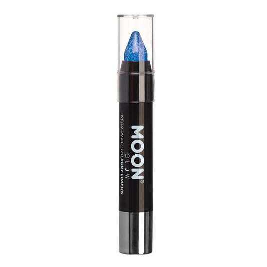 Moon Glow - Neon Uv Glitter Body Crayons - Blue