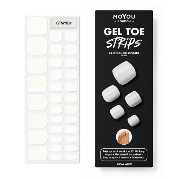 Moyou-London Gel Toes Strip- Snow White