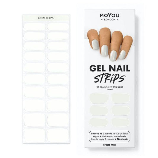 Moyou-London Gel Nail Strip - Spilled Milk