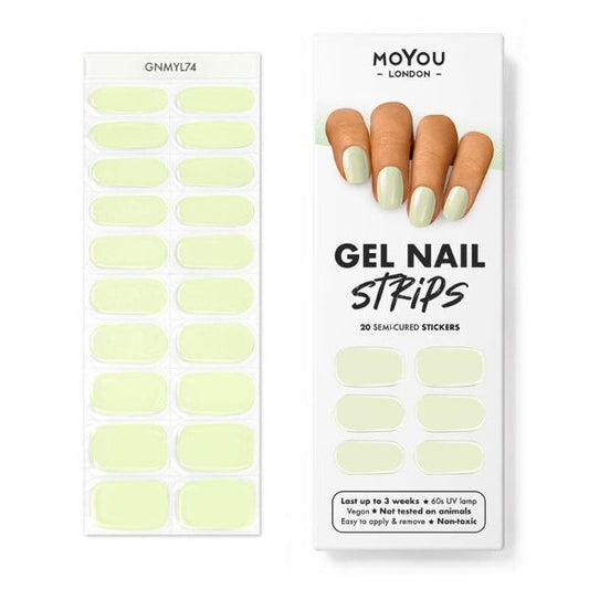 Moyou-London Gel Nail Strip - Mint To Be