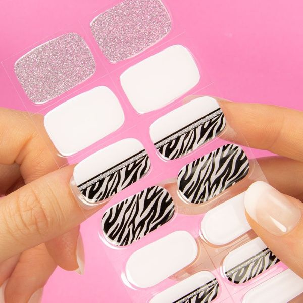 Moyou-London Gel Nail Strip - Zebra Glam