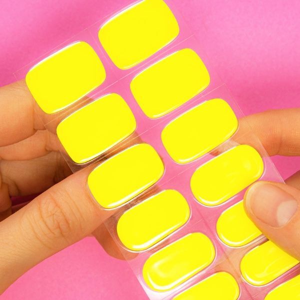 Moyou-London Gel Nail Strip - Neon Lemon