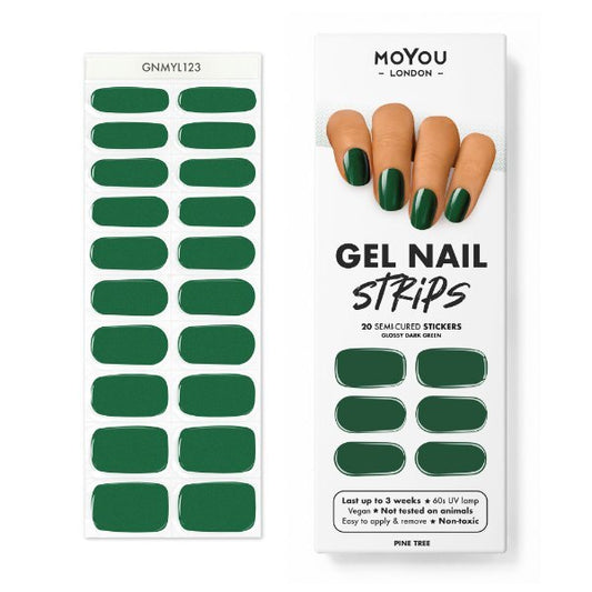 Moyou-London Gel Nail Strip-Pine Tree