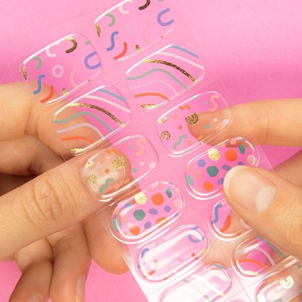 Moyou-London Gel Nail Strip - Confetti Dip