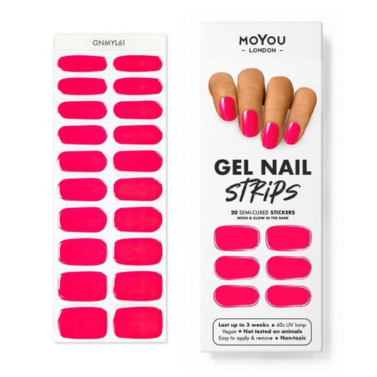 Moyou-London Gel Nail Strip - Pinky Promise