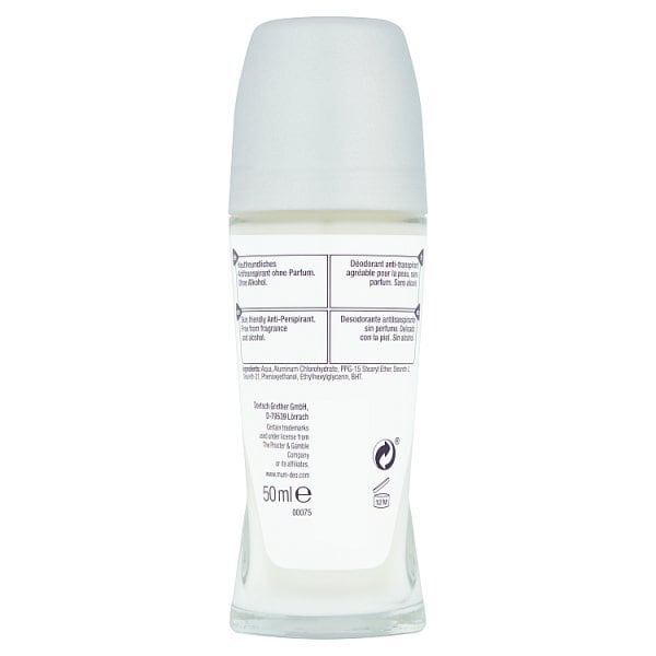 Mum Unperfumed Anti-Perspirant Roll On 50Ml