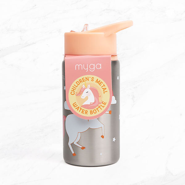 Myga Children’s Unicorn Metal Water Bottle