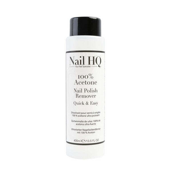 Nail Hq 100% Acetone Nail Polish Remover - 400Ml