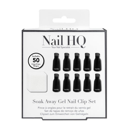 Nail Hq Soak Away Gel Nail Clip Set