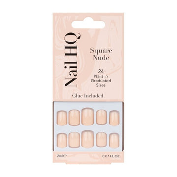 Nail Hq Square Nude Nails