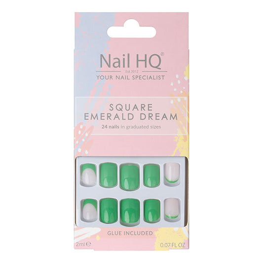 Nail Hq Square Emerald Dream Nails