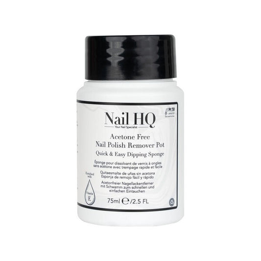 Nail Hq Acetone Free Nail Polish Remover Sponge - 75Ml