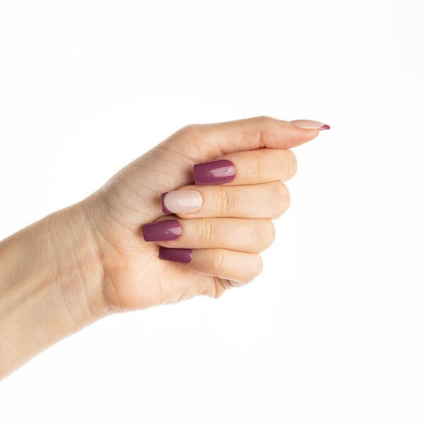 Nail Hq Pretty In Plum Square Nails