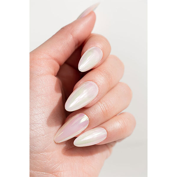 Nail Hq Almond Pearl Glaze Nails
