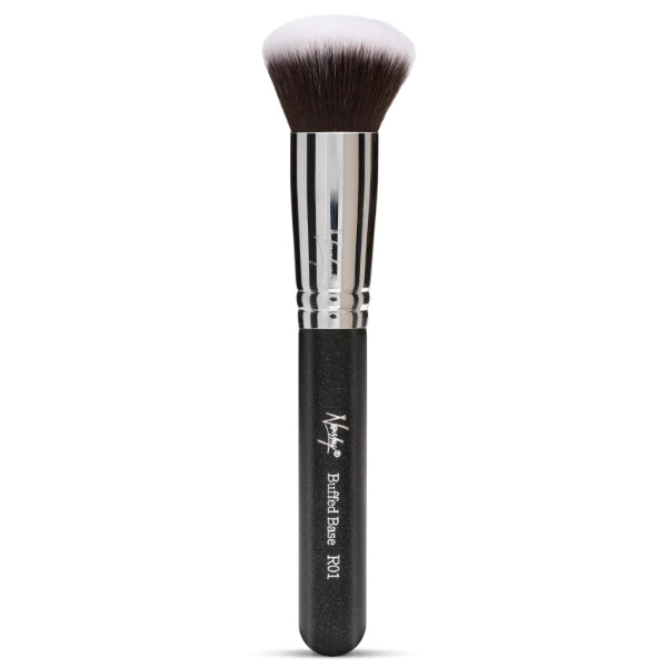 Nanshy Buffed Base Round Kabuki Foundation Brush (Black)