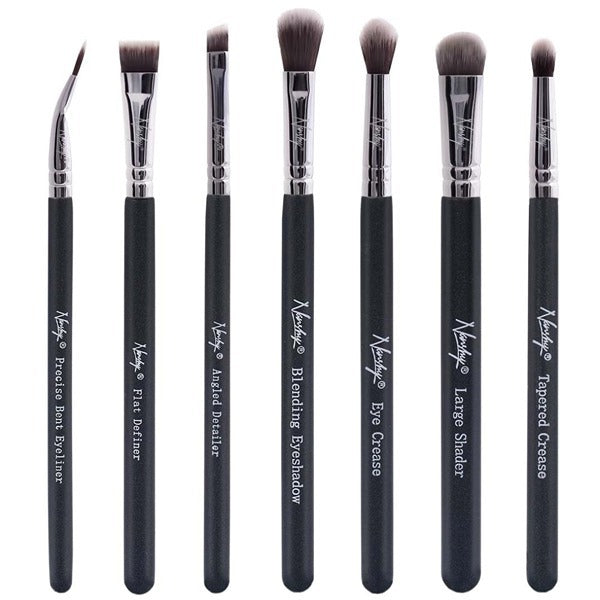 Nanshy The Eye Brush Set (7 Eyeshadow Brushes - Black)