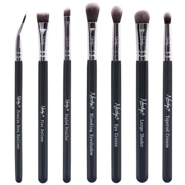 Nanshy The Eye Brush Set (7 Eyeshadow Brushes - Black)