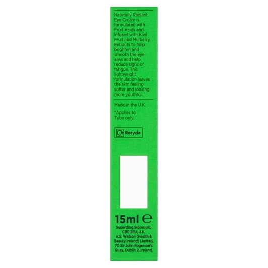 Naturally Radiant Eye Cream 15Ml