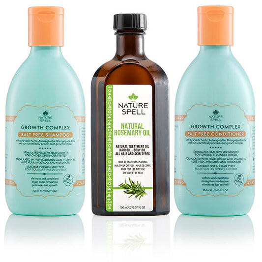 Nature Spell Rosemary Oil With Growth Shampoo & Conditioner