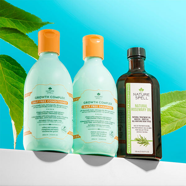 Nature Spell Rosemary Oil With Growth Shampoo & Conditioner