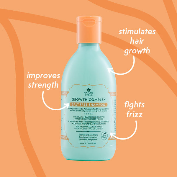 Nature Spell Growth Complex Salt Free Shampoo 300Ml