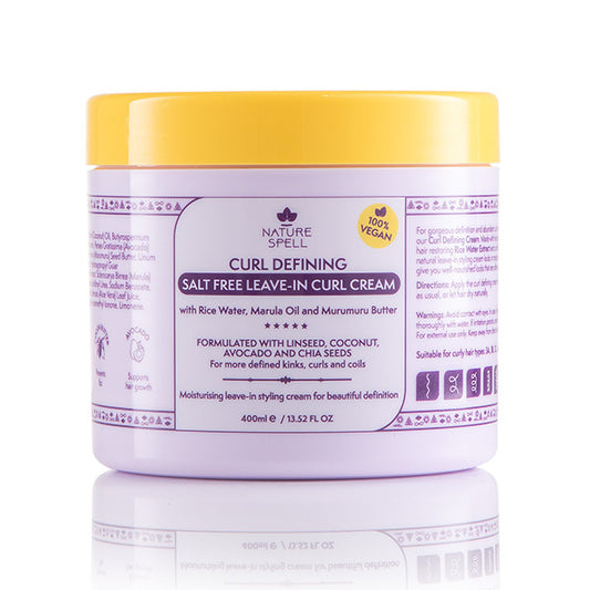 Nature Spell Curl Defining Salt Free Leave In Curl Cream