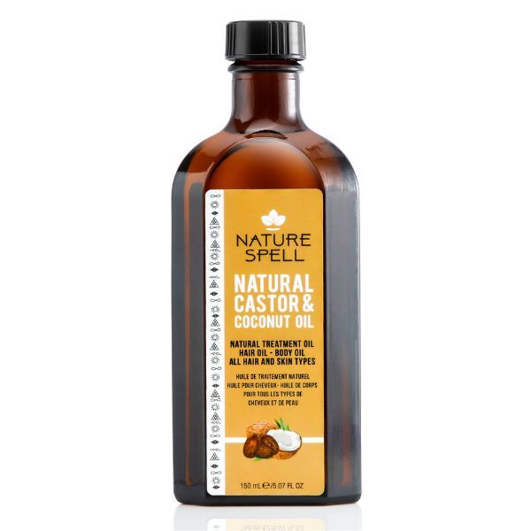 Nature Spell Coconut & Castor Oil For Hair & Skin 150Ml