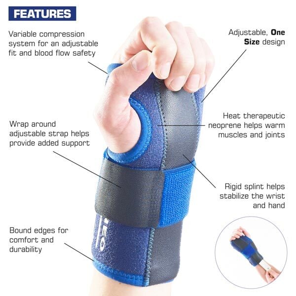 Neo G Stabilized Wrist Brace Left - One Size
