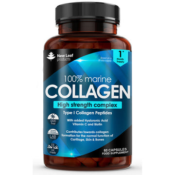 Super Collagen Capsules 100% Marine Collagen 1380Mg Type 1