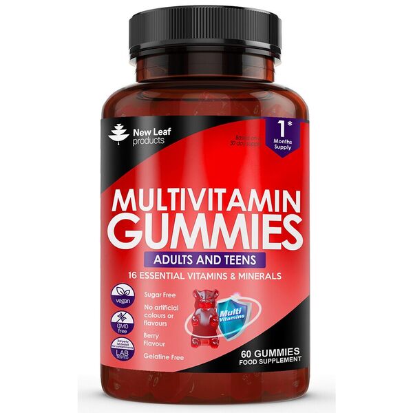 Multivitamin Gummies For Adults & Teens - 60 Vegan Gummies
