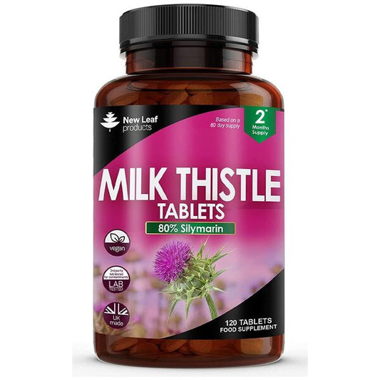 Milk Thistle Tablets 4000Mg - 80% Silymarin High Strength