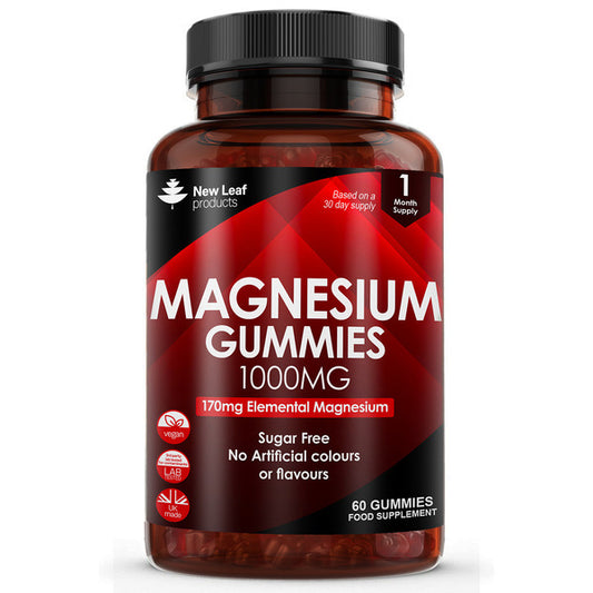 New Leaf - Magnesium Gummies 60 Sugar Free 1000Mg Gummies